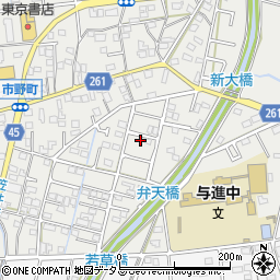 静岡県浜松市中央区市野町1437周辺の地図
