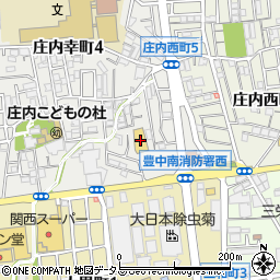 スギ薬局豊中庄内店周辺の地図