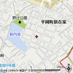 兵庫県加古川市平岡町新在家1958-76周辺の地図