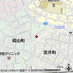 兵庫県西宮市雲井町8-11周辺の地図