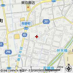 静岡県浜松市中央区市野町1535周辺の地図