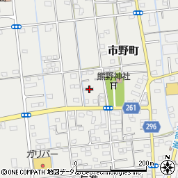 静岡県浜松市中央区市野町2247周辺の地図