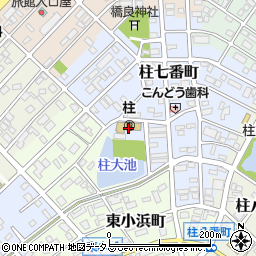 愛知県豊橋市柱七番町163周辺の地図