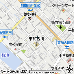 兵庫県加古川市平岡町新在家192-1周辺の地図