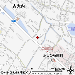 兵庫県加古川市野口町古大内47周辺の地図