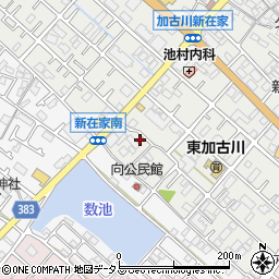 兵庫県加古川市平岡町新在家448-5周辺の地図