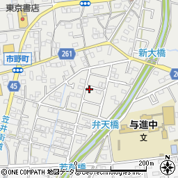 静岡県浜松市中央区市野町1438周辺の地図