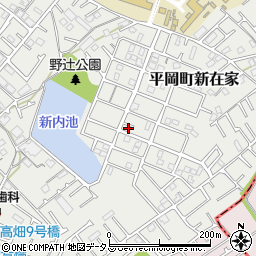 兵庫県加古川市平岡町新在家1958-74周辺の地図