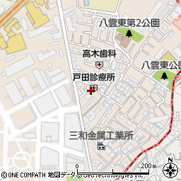 戸田診療所周辺の地図