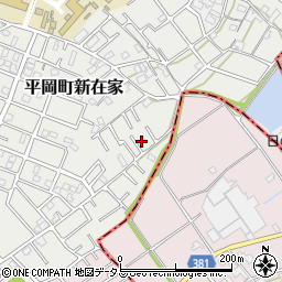 兵庫県加古川市平岡町新在家2021-3周辺の地図