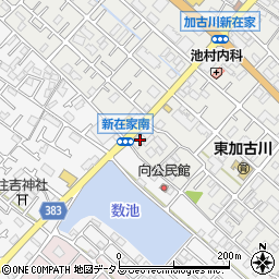 兵庫県加古川市平岡町新在家462-5周辺の地図