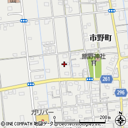 静岡県浜松市中央区市野町2243周辺の地図
