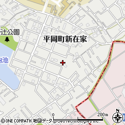 兵庫県加古川市平岡町新在家2045-1周辺の地図