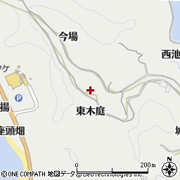 愛知県知多郡南知多町内海東木庭周辺の地図
