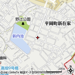兵庫県加古川市平岡町新在家1958-73周辺の地図