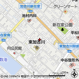 兵庫県加古川市平岡町新在家195-6周辺の地図