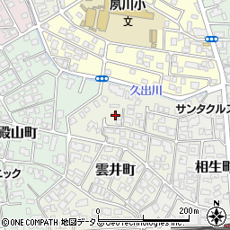 兵庫県西宮市雲井町8-70周辺の地図