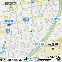 静岡県浜松市中央区市野町1436周辺の地図