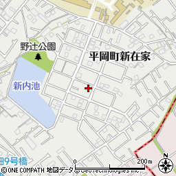 兵庫県加古川市平岡町新在家2065-88周辺の地図