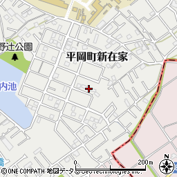 兵庫県加古川市平岡町新在家2065-73周辺の地図