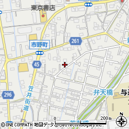 静岡県浜松市中央区市野町1488周辺の地図