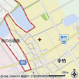兵庫県加古郡稲美町幸竹周辺の地図
