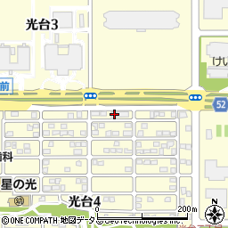 開智義塾光台校周辺の地図