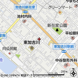 兵庫県加古川市平岡町新在家195-13周辺の地図