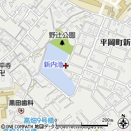 兵庫県加古川市平岡町新在家1958-45周辺の地図