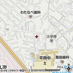 兵庫県加古川市平岡町新在家1824-1周辺の地図