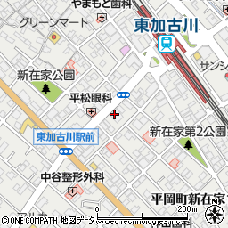 ゆりのき薬局　平岡店周辺の地図