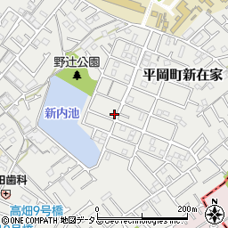 兵庫県加古川市平岡町新在家1963周辺の地図