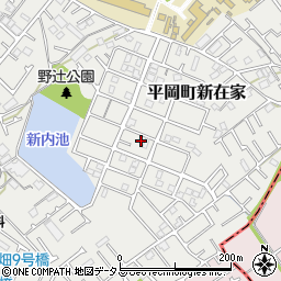 兵庫県加古川市平岡町新在家2065-87周辺の地図