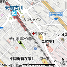 兵庫県加古川市平岡町新在家1574周辺の地図