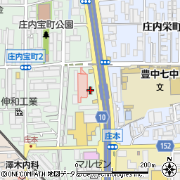 ファミリーマート庄内宝町二丁目店周辺の地図