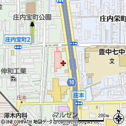 ファミリーマート庄内宝町二丁目店周辺の地図