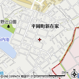 兵庫県加古川市平岡町新在家2065-9周辺の地図