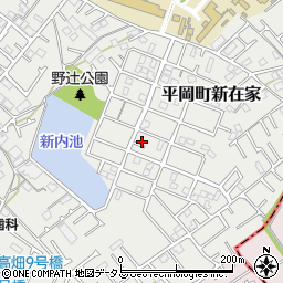 兵庫県加古川市平岡町新在家2065-95周辺の地図