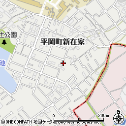 兵庫県加古川市平岡町新在家2045-8周辺の地図