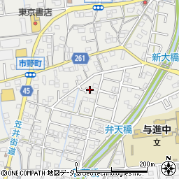 静岡県浜松市中央区市野町1435周辺の地図