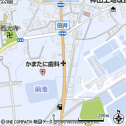 田井南口周辺の地図