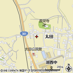 静岡県湖西市太田218周辺の地図