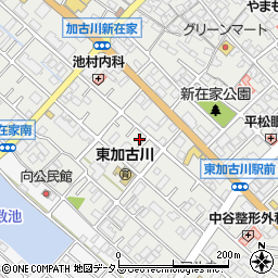 兵庫県加古川市平岡町新在家195-9周辺の地図