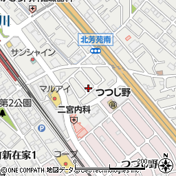 兵庫県加古川市平岡町新在家1588周辺の地図