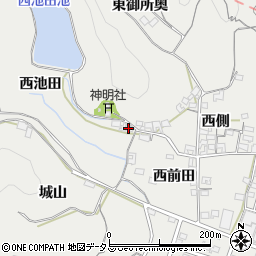 愛知県南知多町（知多郡）内海（風呂谷）周辺の地図