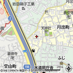 大阪府門真市月出町25-26周辺の地図