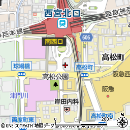三井住友信託銀行西宮支店周辺の地図
