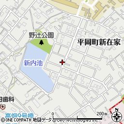 兵庫県加古川市平岡町新在家1963-6周辺の地図