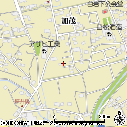 静岡県菊川市加茂858-3周辺の地図