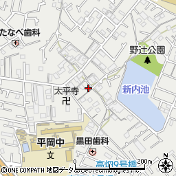 兵庫県加古川市平岡町新在家1876-5周辺の地図